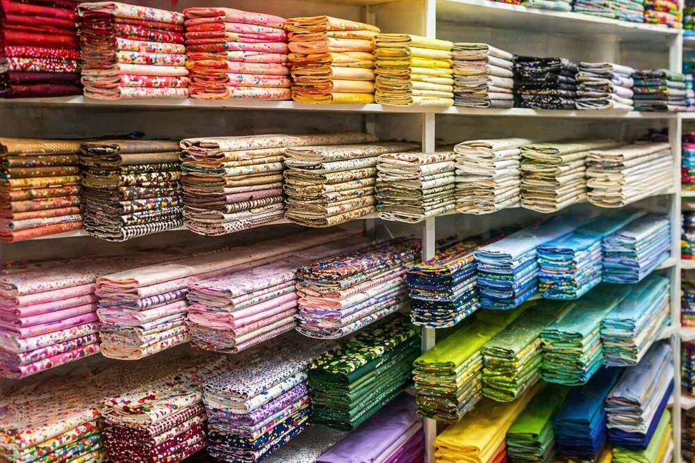 Tecidos por metro no Bazar Odete