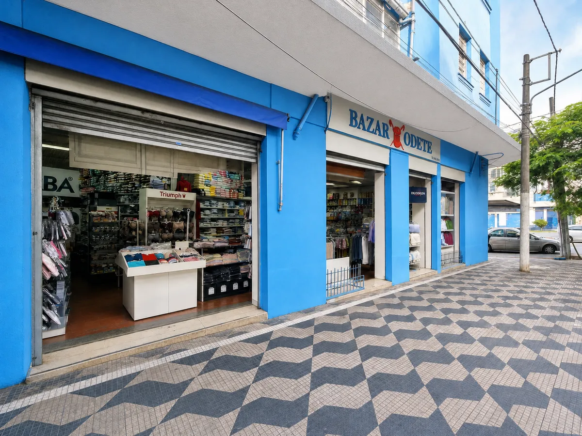 Fachada do Bazar Odete na Av. Jabaquara, 771, na Praça da Árvore